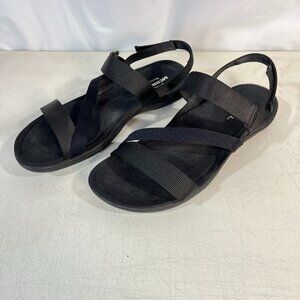Merrell-District 3 Strap Web Strappy Sandal Women 9 US Black J004690 Comfort Sho